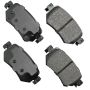 Akebono ACT1874 Akebono ProACT Ultra Premium Ceramic Disc Brake Pad Kit