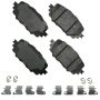 Akebono ACT1903 Akebono ProACT Ultra Premium Ceramic Disc Brake Pad Kit