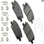 Akebono ACT1913 Akebono ProACT Ultra Premium Ceramic Disc Brake Pad Kit