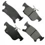 Akebono ACT1923 Akebono ProACT Ultra Premium Ceramic Disc Brake Pad Kit