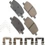 Akebono ACT2019 Akebono ProACT Ultra Premium Ceramic Disc Brake Pad Kit