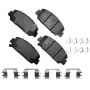 Akebono ACT2036 Akebono ProACT Ultra Premium Ceramic Disc Brake Pad Kit