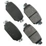 Akebono ACT2042 Akebono ProACT Ultra Premium Ceramic Disc Brake Pad Kit