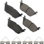 Akebono ACT2169 Akebono ProACT Ultra Premium Ceramic Disc Brake Pad Kit