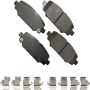 Akebono ACT2172 Akebono ProACT Ultra Premium Ceramic Disc Brake Pad Kit