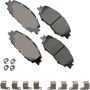 Akebono ACT2176 Akebono ProACT Ultra Premium Ceramic Disc Brake Pad Kit