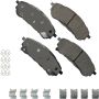 Akebono ACT2208 Akebono ProACT Ultra Premium Ceramic Disc Brake Pad Kit