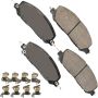 Akebono ACT2229 Akebono ProACT Ultra Premium Ceramic Disc Brake Pad Kit