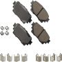 Akebono ACT2305 Akebono ProACT Ultra Premium Ceramic Disc Brake Pad Kit
