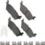 Akebono ACT2383 Akebono ProACT Ultra Premium Ceramic Disc Brake Pad Kit