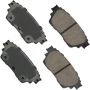 Akebono ACT2391 Akebono ProACT Ultra Premium Ceramic Disc Brake Pad Kit