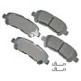 Akebono ACT325 Akebono ProACT Ultra Premium Ceramic Disc Brake Pad Kit
