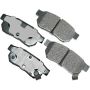 Akebono ACT374 Akebono ProACT Ultra Premium Ceramic Disc Brake Pad Kit