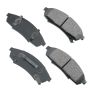 Akebono ACT376 Akebono ProACT Ultra Premium Ceramic Disc Brake Pad Kit