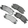 Akebono ACT383 Akebono ProACT Ultra Premium Ceramic Disc Brake Pad Kit