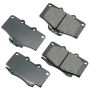Akebono ACT436 Akebono ProACT Ultra Premium Ceramic Disc Brake Pad Kit