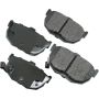 Akebono ACT464 Akebono ProACT Ultra Premium Ceramic Disc Brake Pad Kit