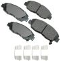 Akebono ACT465C Akebono ProACT Ultra Premium Ceramic Disc Brake Pad Kit