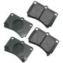Akebono ACT466 Akebono ProACT Ultra Premium Ceramic Disc Brake Pad Kit