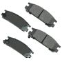 Akebono ACT471 Akebono ProACT Ultra Premium Ceramic Disc Brake Pad Kit