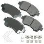 Akebono ACT476A Akebono ProACT Ultra Premium Ceramic Disc Brake Pad Kit