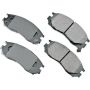 Akebono ACT484 Akebono ProACT Ultra Premium Ceramic Disc Brake Pad Kit