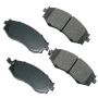 Akebono ACT485 Akebono ProACT Ultra Premium Ceramic Disc Brake Pad Kit