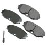 Akebono ACT486 Akebono ProACT Ultra Premium Ceramic Disc Brake Pad Kit