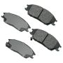 Akebono ACT497 Akebono ProACT Ultra Premium Ceramic Disc Brake Pad Kit