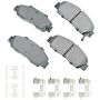 Akebono ACT503B Akebono ProACT Ultra Premium Ceramic Disc Brake Pad Kit