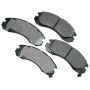 Akebono ACT530 Akebono ProACT Ultra Premium Ceramic Disc Brake Pad Kit