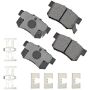 Akebono ACT536A Akebono ProACT Ultra Premium Ceramic Disc Brake Pad Kit