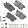 Akebono ACT537A Akebono ProACT Ultra Premium Ceramic Disc Brake Pad Kit