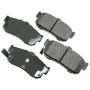 Akebono ACT540 Akebono ProACT Ultra Premium Ceramic Disc Brake Pad Kit