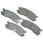Akebono ACT553 Akebono ProACT Ultra Premium Ceramic Disc Brake Pad Kit