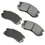 Akebono ACT563 Akebono ProACT Ultra Premium Ceramic Disc Brake Pad Kit