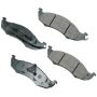 Akebono ACT576 Akebono ProACT Ultra Premium Ceramic Disc Brake Pad Kit
