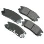 Akebono ACT580 Akebono ProACT Ultra Premium Ceramic Disc Brake Pad Kit