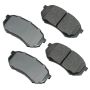 Akebono ACT589 Akebono ProACT Ultra Premium Ceramic Disc Brake Pad Kit