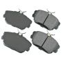 Akebono ACT598 Akebono ProACT Ultra Premium Ceramic Disc Brake Pad Kit