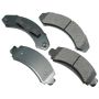 Akebono ACT607 Akebono ProACT Ultra Premium Ceramic Disc Brake Pad Kit