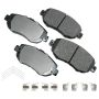 Akebono ACT619A Akebono ProACT Ultra Premium Ceramic Disc Brake Pad Kit