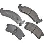 Akebono ACT623 Akebono ProACT Ultra Premium Ceramic Disc Brake Pad Kit