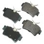 Akebono ACT627 Akebono ProACT Ultra Premium Ceramic Disc Brake Pad Kit