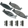 Akebono ACT632 Akebono ProACT Ultra Premium Ceramic Disc Brake Pad Kit
