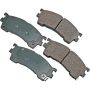 Akebono ACT637 Akebono ProACT Ultra Premium Ceramic Disc Brake Pad Kit