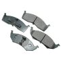 Akebono ACT642 Akebono ProACT Ultra Premium Ceramic Disc Brake Pad Kit