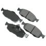Akebono ACT648 Akebono ProACT Ultra Premium Ceramic Disc Brake Pad Kit