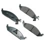 Akebono ACT650 Akebono ProACT Ultra Premium Ceramic Disc Brake Pad Kit