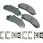 Akebono ACT652 Akebono ProACT Ultra Premium Ceramic Disc Brake Pad Kit